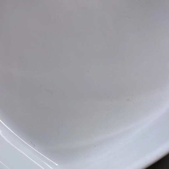 𝅺Vintage1960's White Ironstone Heart Baking Dish Serving‎ Tray - Picture 2 of 5